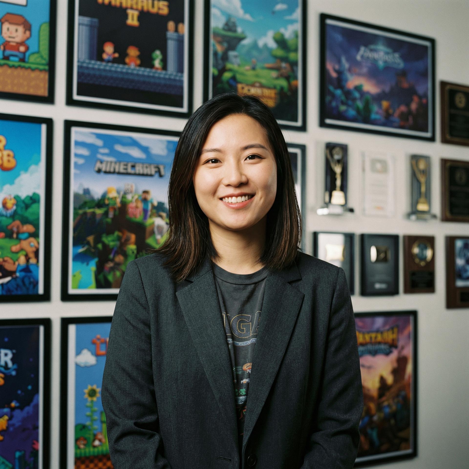 偷拍游戏制片人林婷